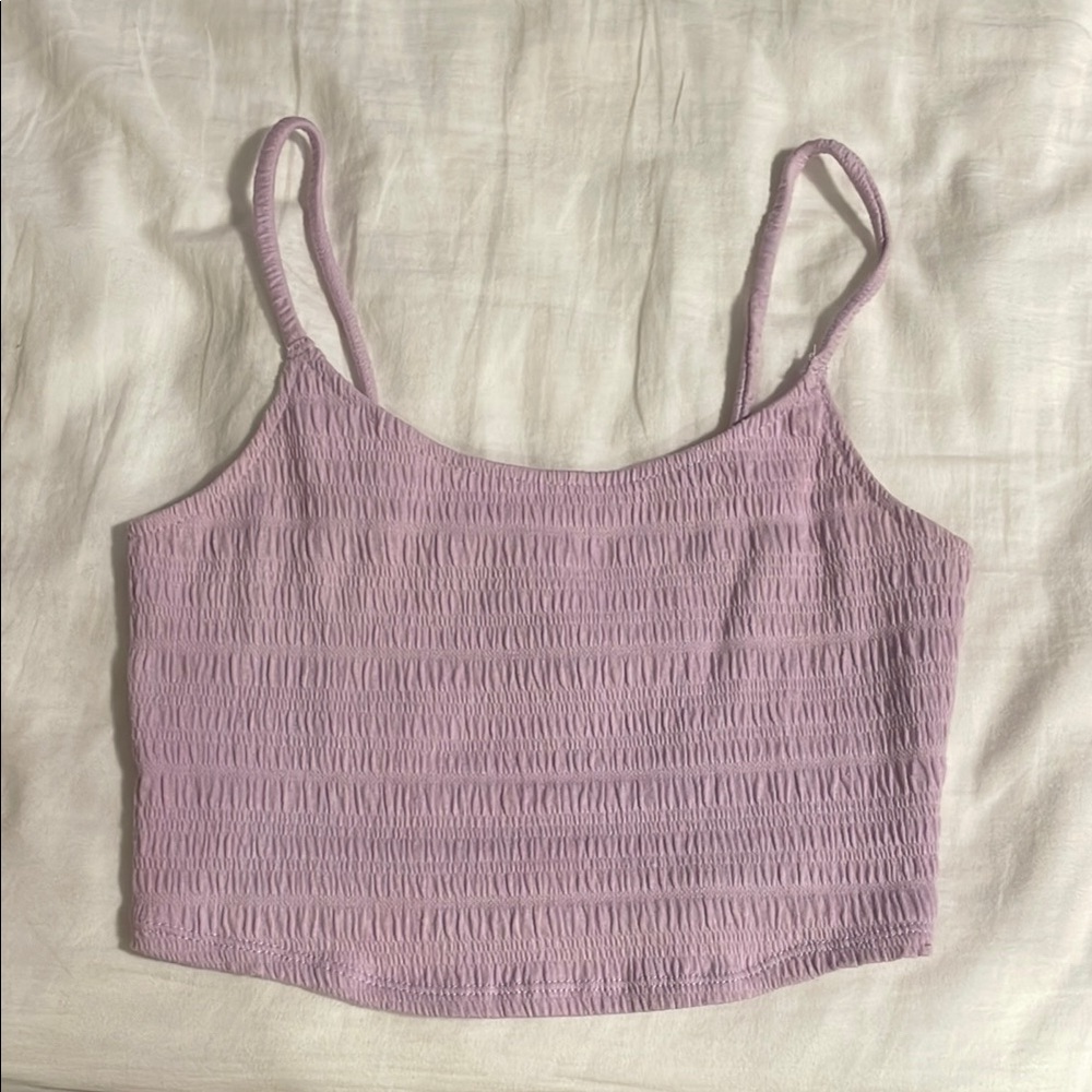 Pacific Sunwear Lavender Smocked Camisole